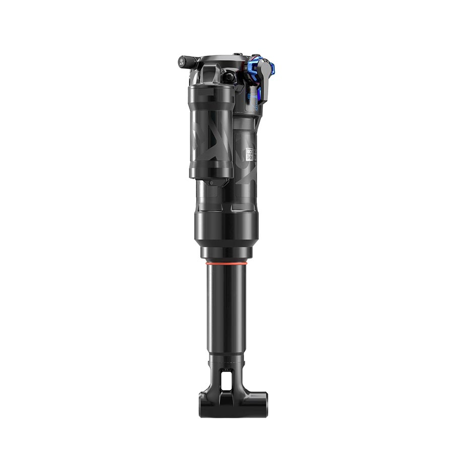 RockShox, Super Deluxe Thru Shaft RCT, Rear shock, 230x62.5, Shaft Eyelet: Trunnion, Body Eyelet: Yoke, 0Neg, Progressive,0Pos, MReb/MComp, 380Lockout