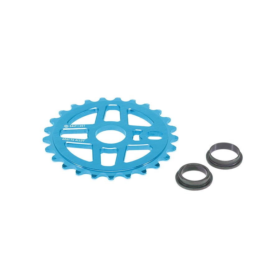 Salt, Pro, Chainring, Teeth: 25, 6061-T6 Aluminum, Black