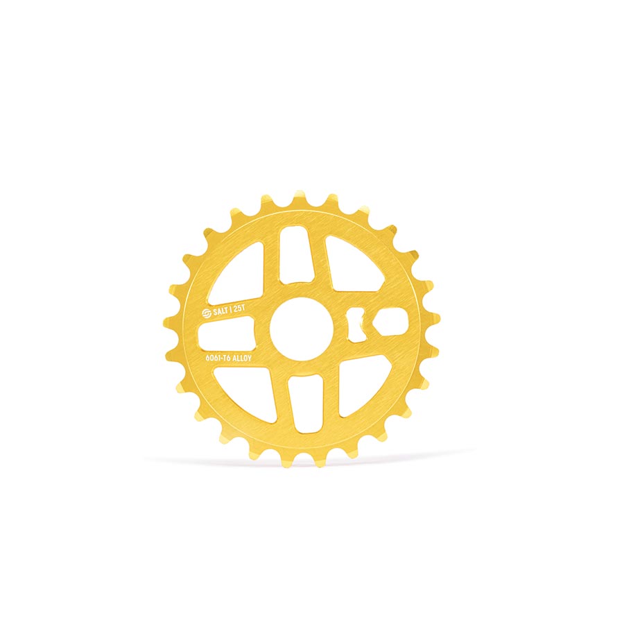 Salt, Pro, Chainring, Teeth: 25, 6061-T6 Aluminum, Black