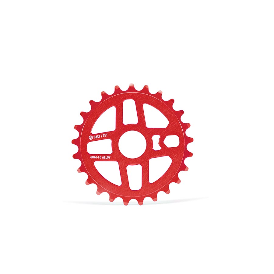 Salt, Pro, Chainring, Teeth: 25, 6061-T6 Aluminum, Black