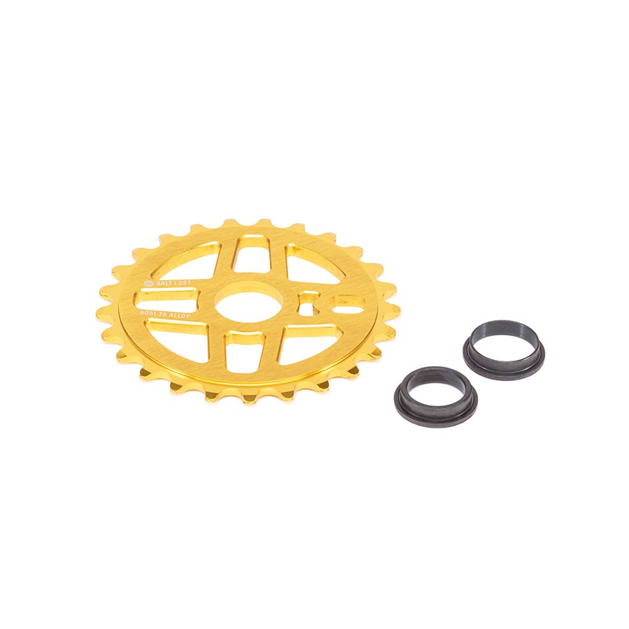 Salt, Pro, Chainring, Teeth: 25, 6061-T6 Aluminum, Black