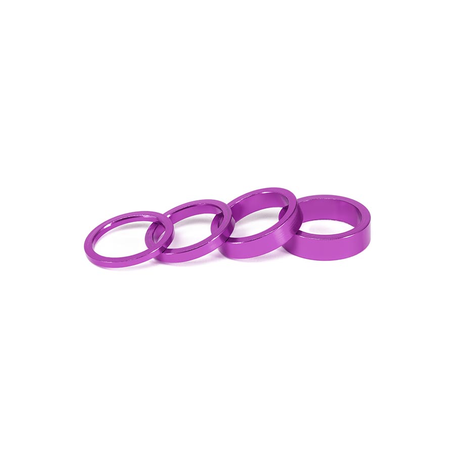 Salt, Headset Spacer, Headset Spacer, 1-1/8'', Height: 3mm/5mm/8mm/10mm, 6061-T6 Aluminum, Black