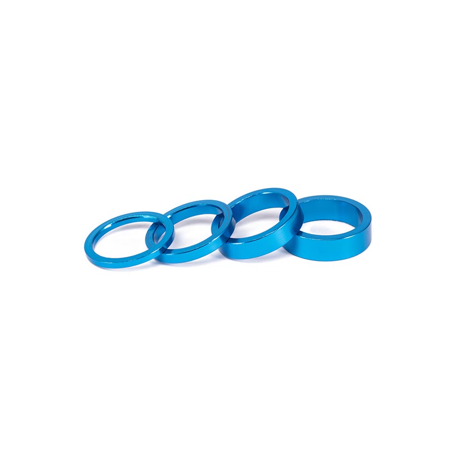 Salt, Headset Spacer, Headset Spacer, 1-1/8'', Height: 3mm/5mm/8mm/10mm, 6061-T6 Aluminum, Black