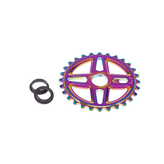 Salt Plus, Center, Chainring, Teeth: 25, 6061-T6 Aluminum, Black