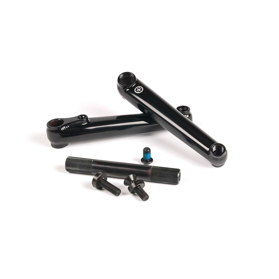 Salt Plus, Metron48, Crankset, Spindle: 19mm, 19mm, 165mm, Black, BMX, Set