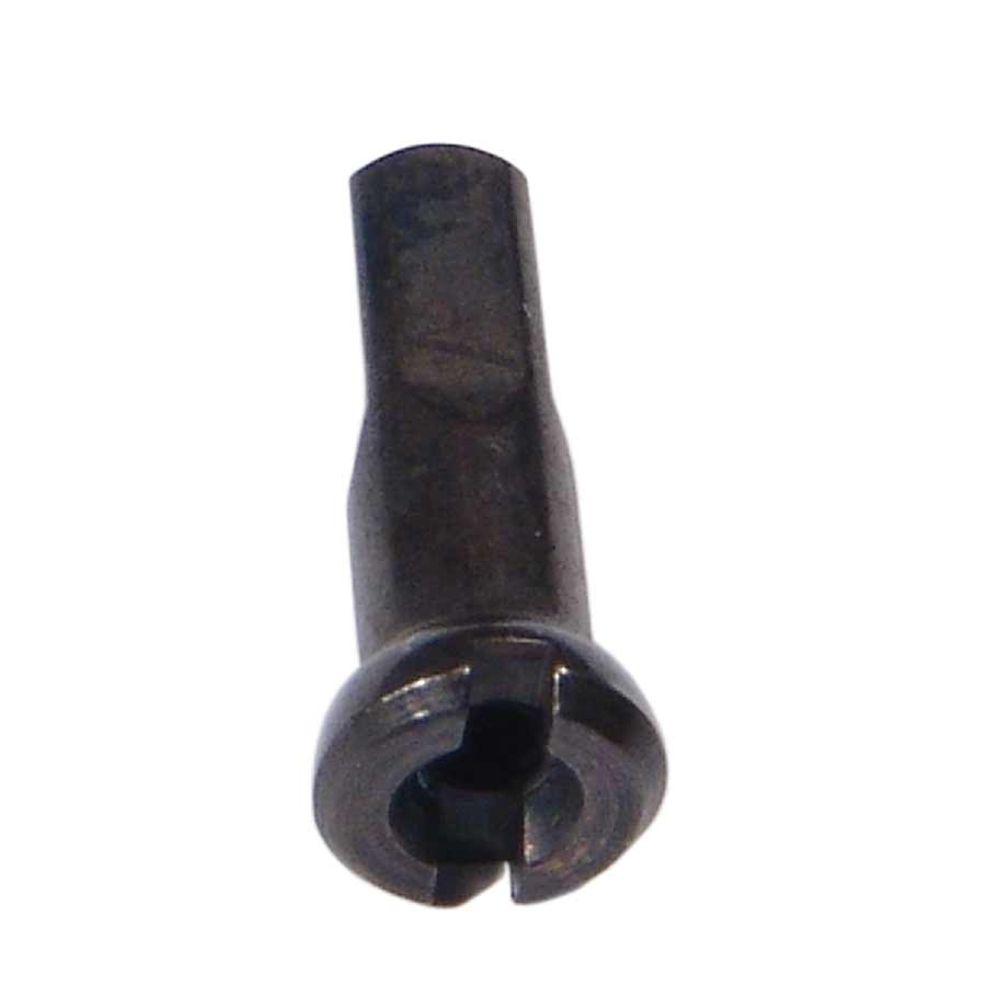 Sapim, Polyax Brass, Nipples, Silver, 2mm, (14G), 12mm, Bag of 100