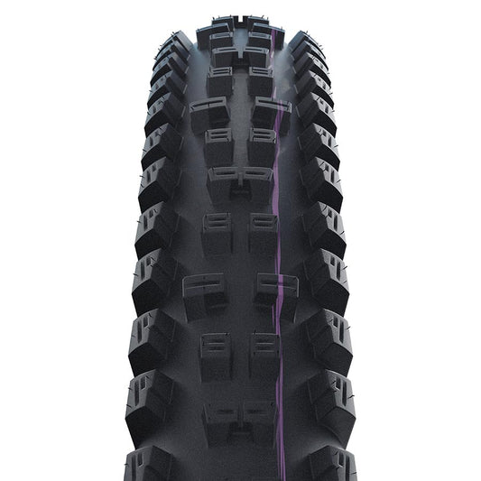 Schwalbe, Tacky Chan, Mountain Tire, 27.5''x2.40, Folding, Clincher, Addix Ultrasoft, Super Downhill, TL Easy, 2x67TPI, Black