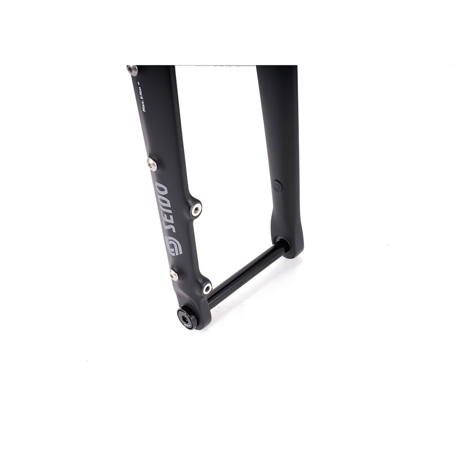 Seido, MGV, Fork, 700C/27.5'', 1-1/8''-1.5'', 12x100mm TA, Rake: 52mm, Black