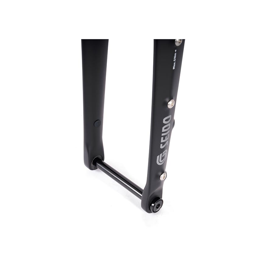 Seido, MGV, Fork, 700C/27.5'', 1-1/8''-1.5'', 12x100mm TA, Rake: 52mm, Black