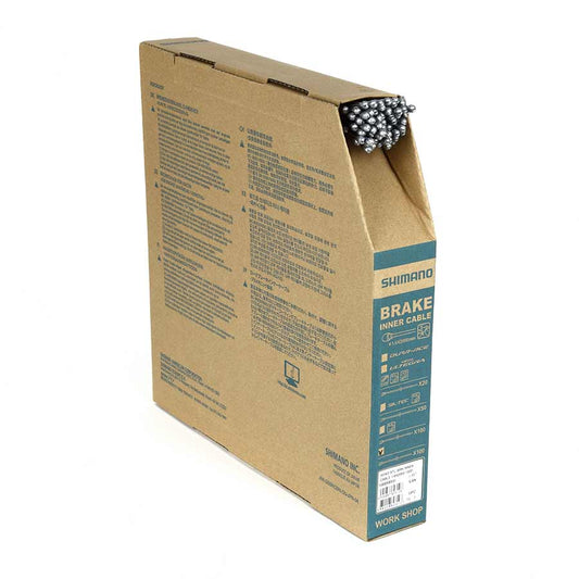 Shimano, Brake Cables, 1.6mm, 2050mm, Galvanized, MTB, 100pcs