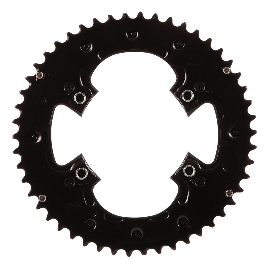 Shimano, Sora FC-R3000 34T, 4x110mm BCD, Chainring, Teeth: 34, Speed: 9, BCD: 110, Bolts: 4, Inner, Black