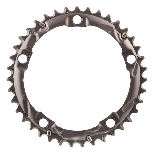Shimano, Y1M498010, 39T, 10sp, BCD: 130mm, 5 Bolt, 105 FC-5703, Inner Chainring, For Route triple, Aluminum, Silver