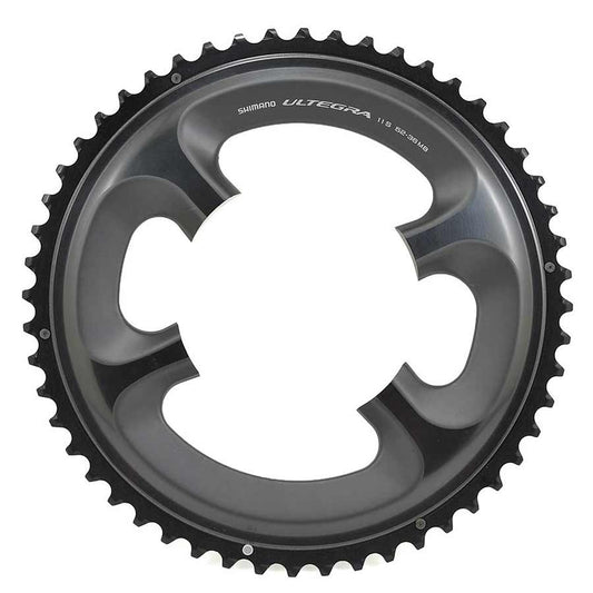 Shimano, Y1P498060, 50T, 11sp, BCD: 110mm, 4 Bolt, Ultegra FC-6800, Inner Chainring, For MA for 50-34D, Aluminum, Grey