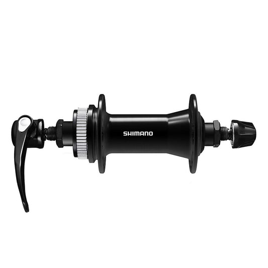 Shimano, HB-QC400, Disc Hub, Front, 32H, Center Lock, QR, 100mm, Black, EHBQC400BALP