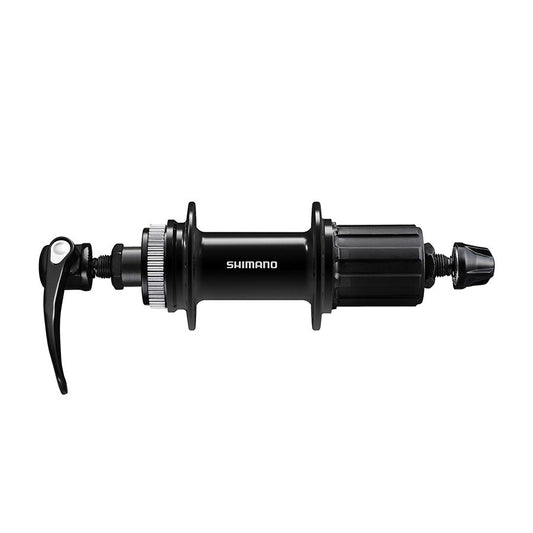 Shimano, FH-QC400, Disc Hub, Rear, 32H, Center Lock, QR, 135mm, Shimano HG, Black, EFHQC400HMBZBP