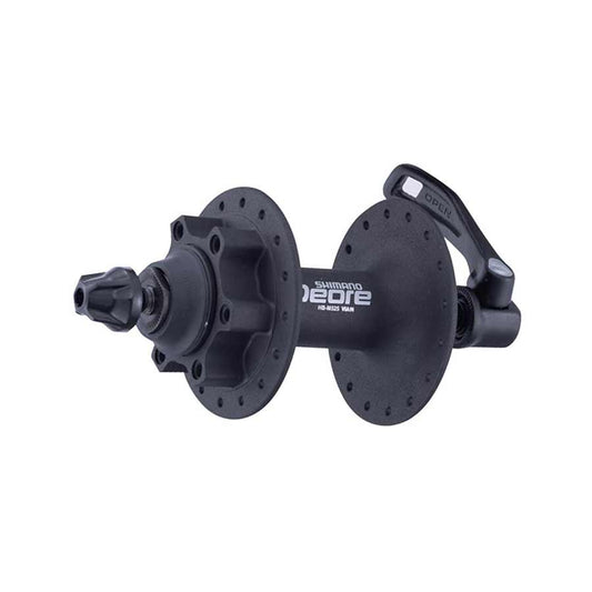 Shimano, Deore FH-M525A, Rear disc brake hub, 32H, 6-bolt, 135mm, QR, Black