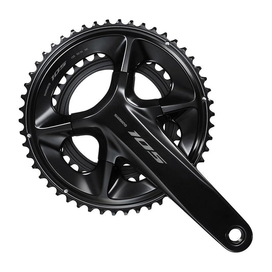 Shimano, 105 FC-R7100, Crankset, Speed: 12, Hollowtech II, 160mm, 52/36T, Black, Road Disc, IFCR7100MX26