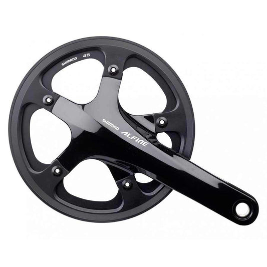 Shimano, Alfine FC-S501, Crankset, 1 sp., 42T, BCD:130, Hollowtech II, 170mm, Black