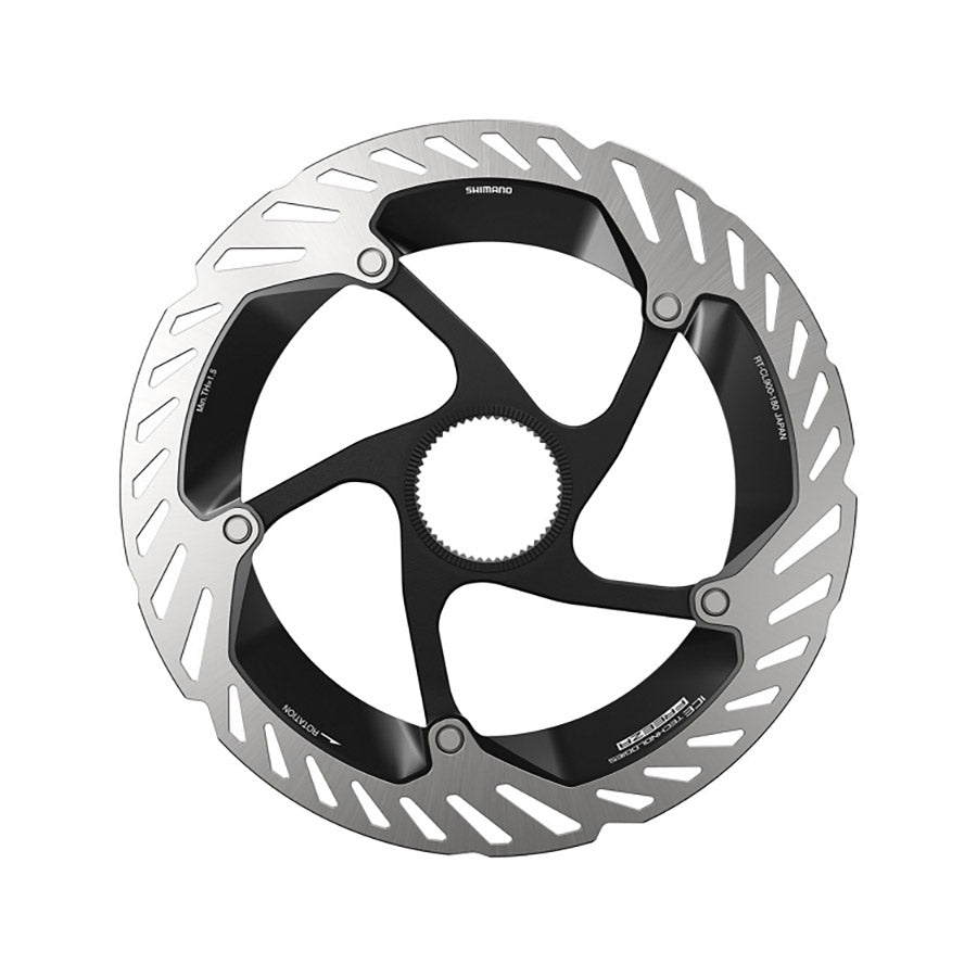 Shimano RT-CL900 160mm disc rotor with center-lock design, compatible with bike disc brakes and related parts.