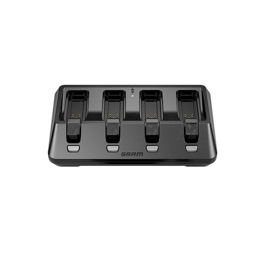 SRAM 4-Port USB-C Battery Charger for electronic shifter parts and accessories with multiple charging ports and compact design.