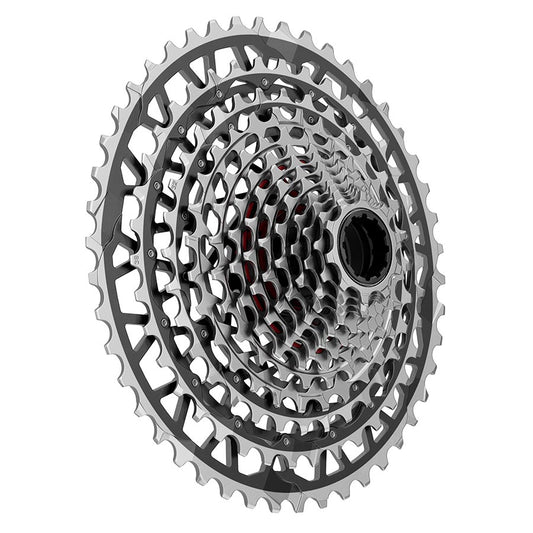 SRAM, XS-1275 GX Eagle T-Type, Cassette, Silver, Speed: 12, 10-52T