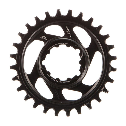 SRAM, X-Sync, 26T, 11sp, Direct Mount 6mm, Chainring, For single speed, Aluminum, Black