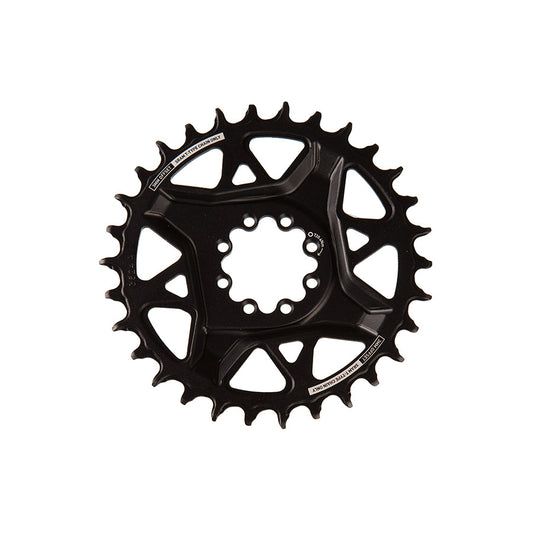 SRAM, S1000 Aluminum 8 Bolt, Chainring, Teeth: 30, Speed: 12, BCD: Direct Mount, Bolts: 8, Aluminum, Black