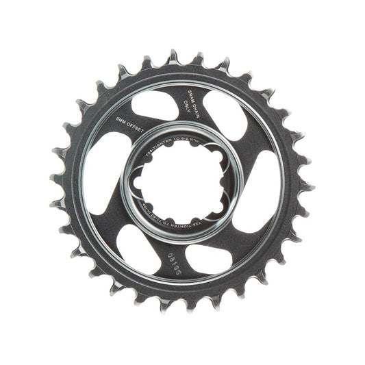 SRAM, X-SYNC 2 X01 Eagle Polar Grey, Chainring, Teeth: 30, Speed: 12, BCD: Direct Mount, Single, Alloy, Offset 6mm, Grey