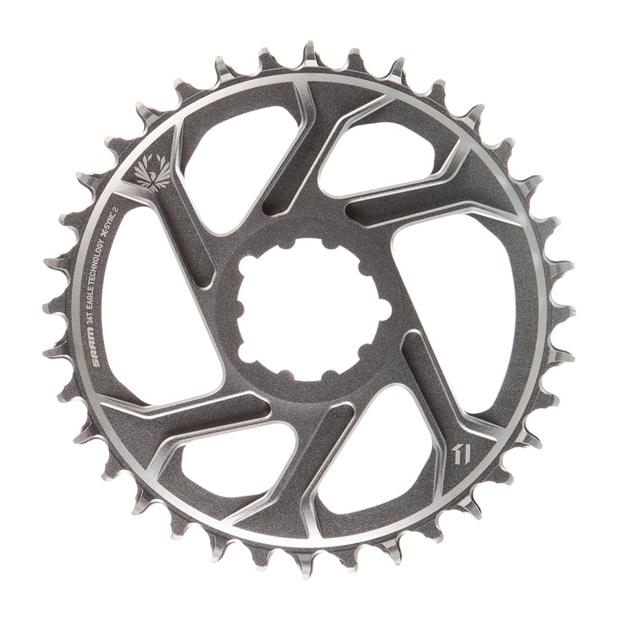 SRAM, X-SYNC 2 X01 Eagle Polar Grey, Chainring, Teeth: 30, Speed: 12, BCD: Direct Mount, Single, Alloy, Offset 6mm, Grey
