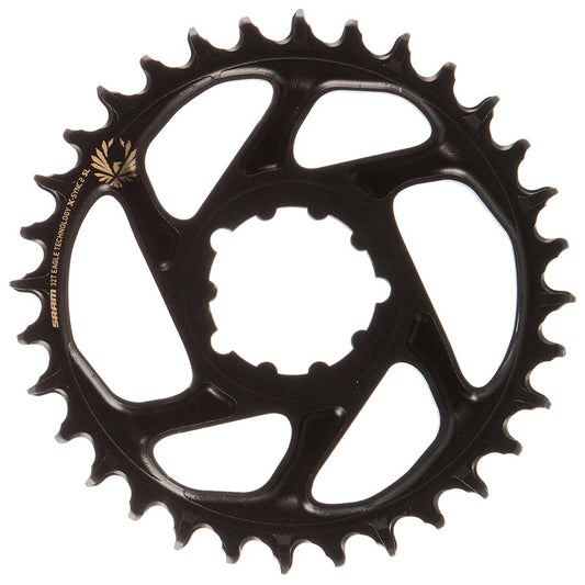 SRAM, X-SYNC 2 SL 3mm, Chainring, Teeth: 32, Speed: 11/12, BCD: Direct Mount, Single, Aluminum, Gold