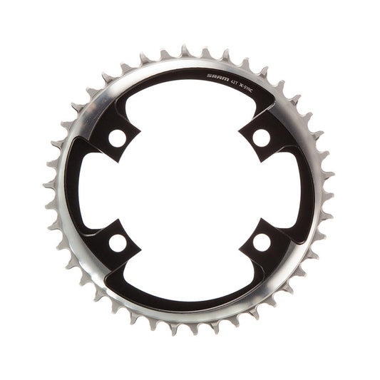 SRAM, X-SYNC 2 107mm, Chainring, Teeth: 40, Speed: 12, BCD: 107, Bolts: 4, Single, Aluminum, Grey