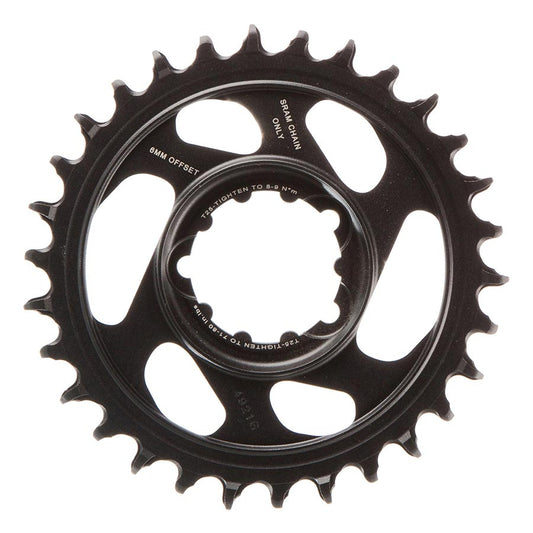 SRAM, X-SYNC 2 SL XX1 Eagle Lunar Grey 6mm, Chainring, Teeth: 30, Speed: 12, BCD: Direct Mount, Single, Alloy, Grey