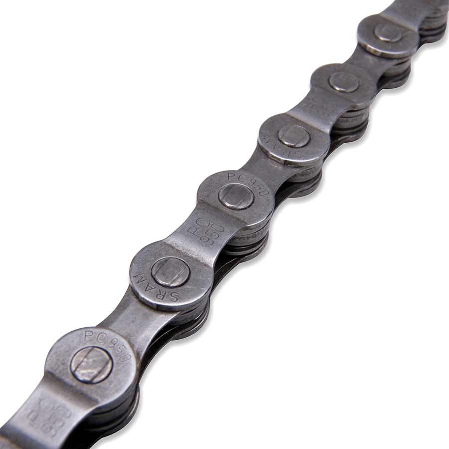 SRAM PC-850 8-speed bike chain with 114 links and PowerLink for easy installation, designed for durable cycling performance.