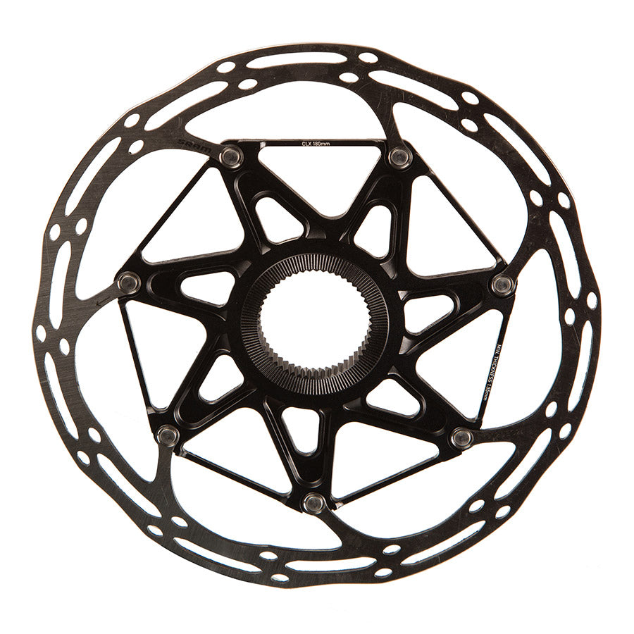 SRAM Centerline 2 Piece Rounded Centerlock disc brake rotor for bicycles, 140mm size, with a clean, rounded design.