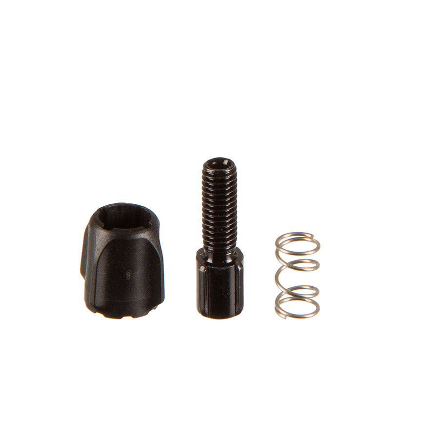 SRAM Eagle 70/90 Barrel Adjuster for bicycle shifter parts, close-up of the black bike component with branding detail.