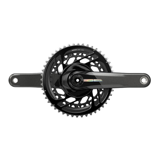 SRAM, Force D2 2x, Crankset, Speed: 12, Spindle: 28.99mm, BCD: Direct Mount, 48/35, DUB, 165mm, Black, Road Disc