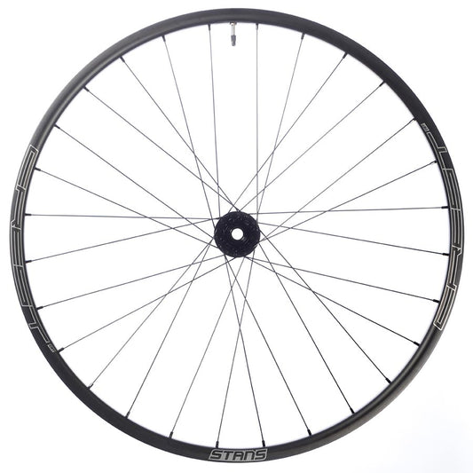 Stans No Tubes, Crest CB7, Wheel, Front, 29'' / 622, Holes: 28, 15mm TA, 110mm Boost, Disc IS 6-bolt