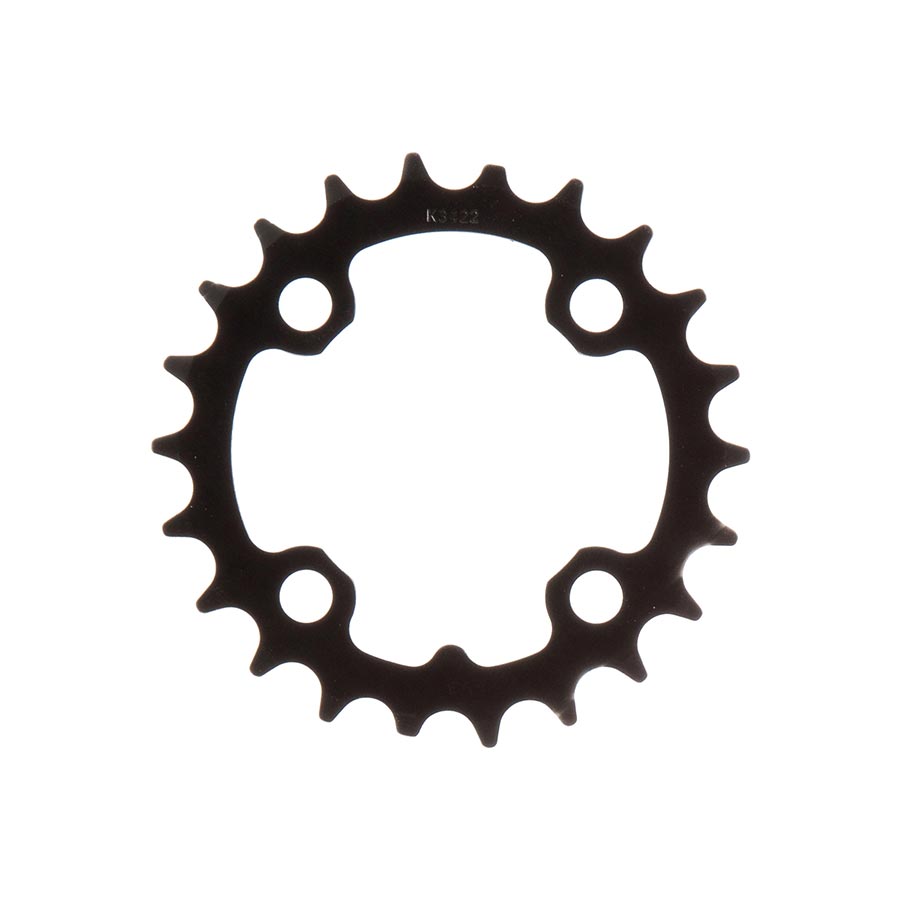 Truvativ, 22T, 9 sp, BCD 64mm, 4-Bolt, Inner Chainring, For MTB triple, Steel, Black, 11.6215.064.000
