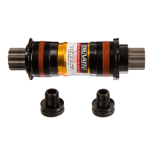 Truvativ, Giga Pipe DH, ISIS bottom bracket, BSA, 68/E/73mm, 113mm, Steel, Black, 00.6415.013.000