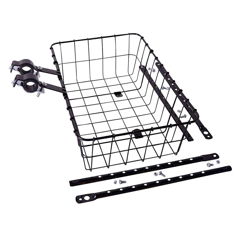 Wald, #1372 Standard Medium Silver Now with 2-piece handlebar clamps to fit bars up to 31.8