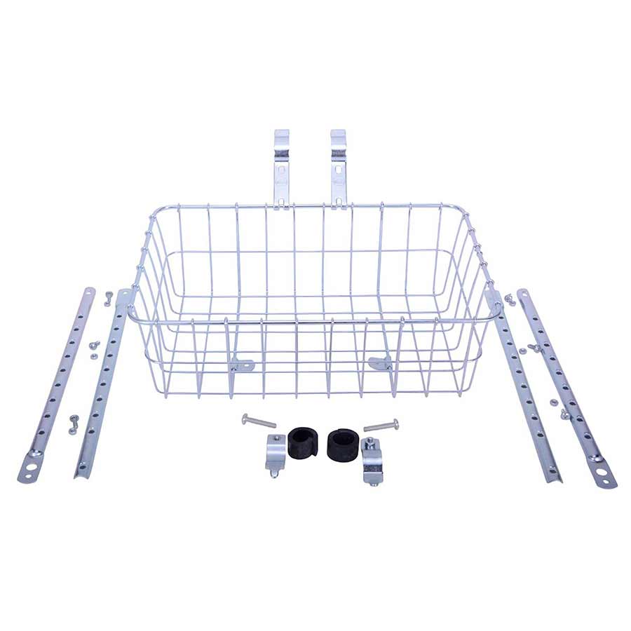 Wald, #1372 Standard Medium Silver Now with 2-piece handlebar clamps to fit bars up to 31.8
