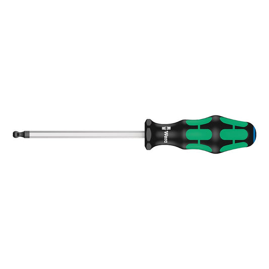 Wera, 352 Hex Ball End Screwdriver, Hex Wrench, Hex 5.0 x100mm, Metric