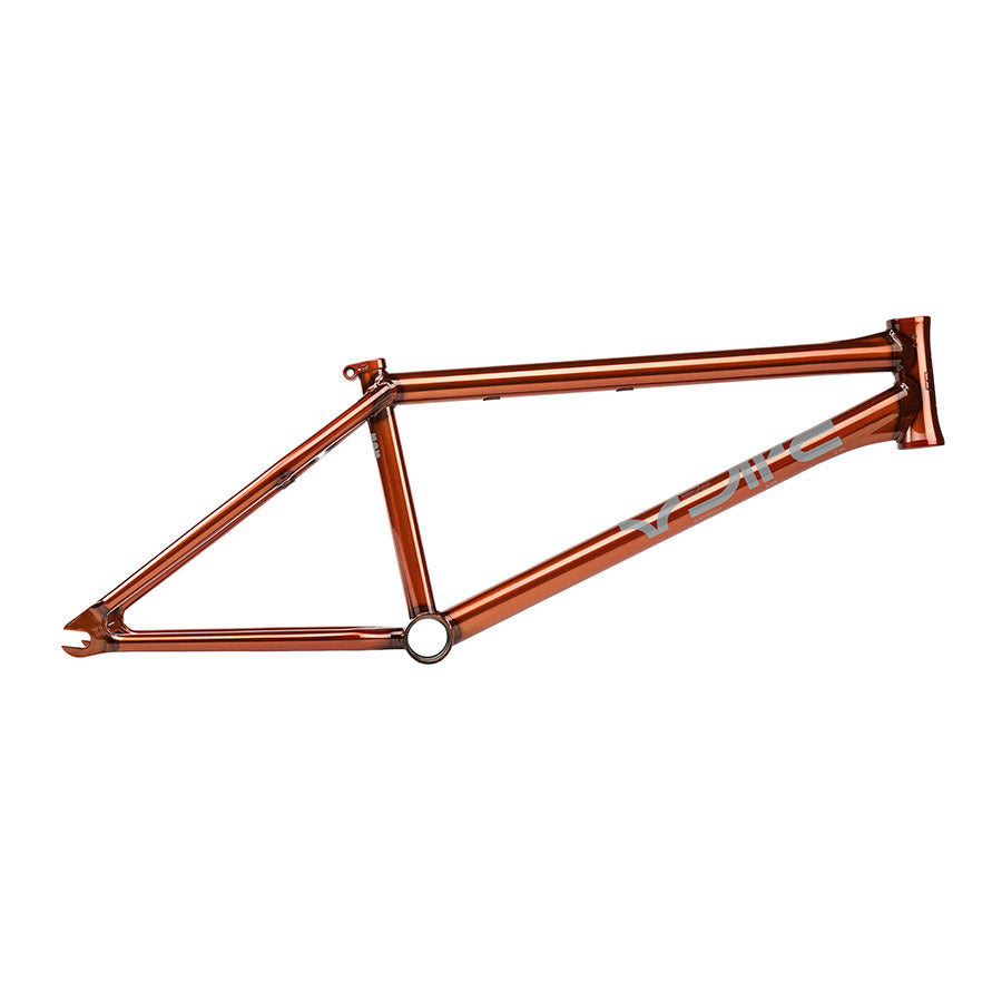 Black WeThePeople Arc Murray Loubser signature BMX frame with 20.5-inch top tube, detailed view of the BMX bike frame.
