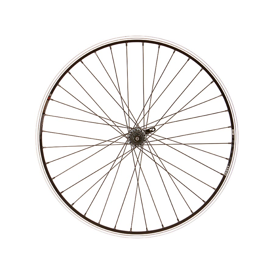 Wheel Shop WTB DX18 QR 26-inch wheels with 36 holes and 100mm rim, featuring front wheel design with quick-release skewer