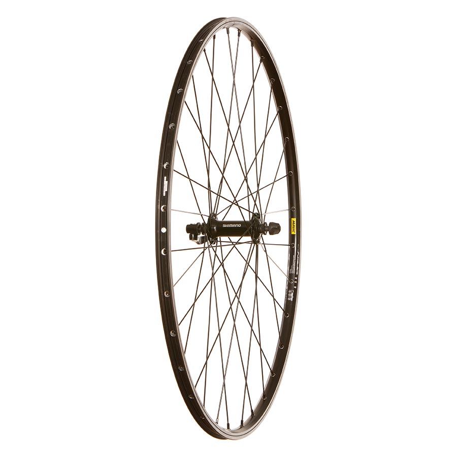Wheel Shop, Mavic Open Elite Black/ Shimano Tiagra RS400 Black, Wheel, Front, 700C / 622, Holes: 32, QR, 100mm, Rim