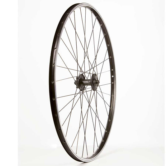 Wheel Shop, Mavic A119 Black/ Shimano Deore HB-M525, Wheel, Front, 700C / 622, Holes: 32, QR, 100mm, Rim and Disc IS 6-bolt