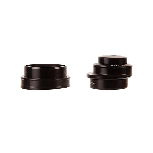 Wolf Tooth Components, GeoShift 2º Angle, Headset, Complete, EC44/28.6 | EC49/40, Long, Black