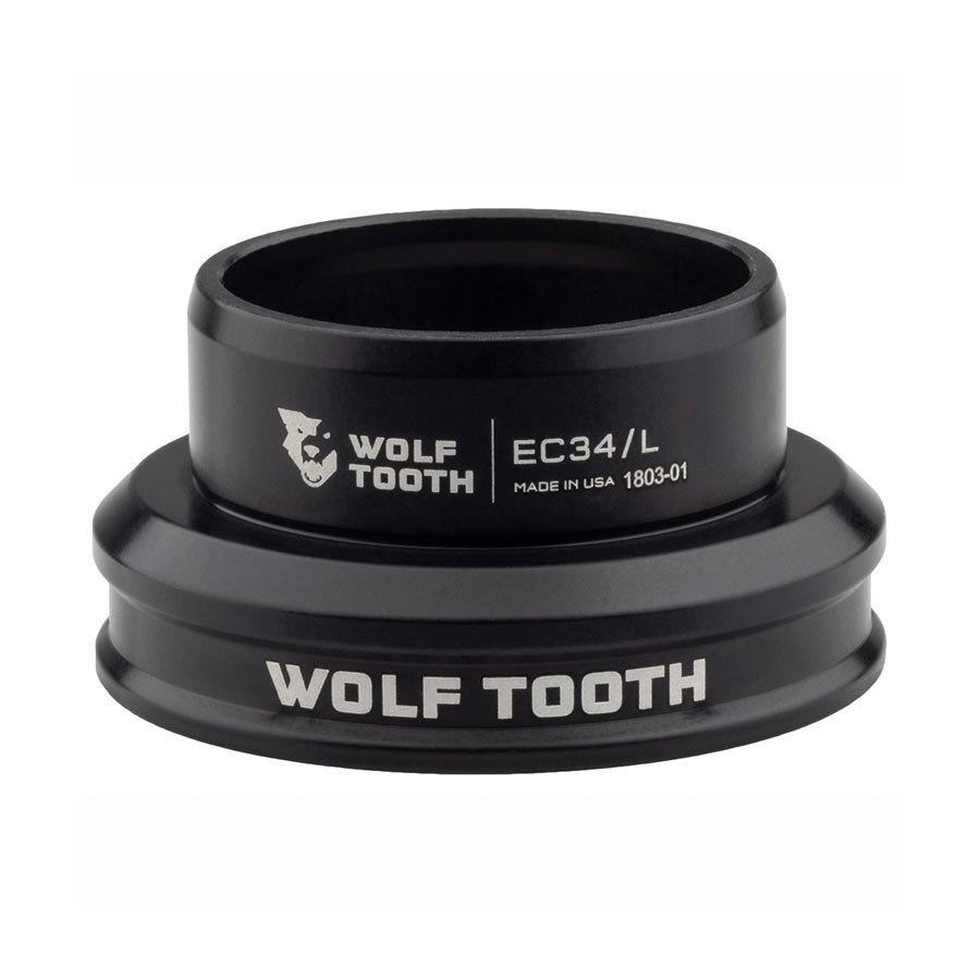 Wolf Tooth Components, Premium, Headset, Lower, EC34/30, 37g, Black
