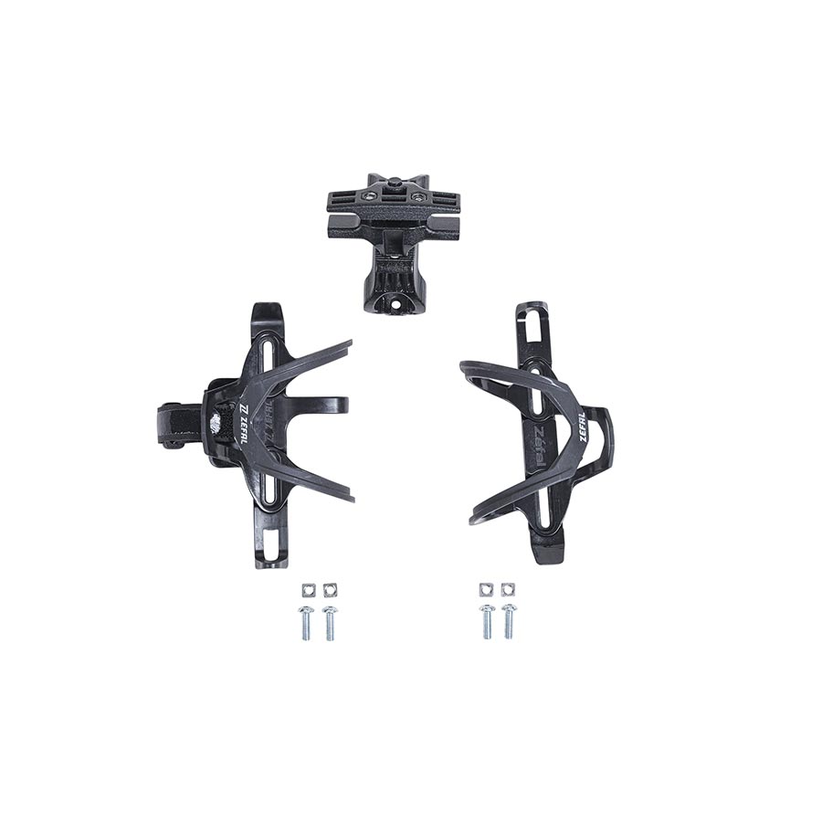 Zefal, Tri Bottle Cage Set, Bottle Cage, Aluminum/ Composite, Include 2 bottle cage (Z2 and Z2i), 180g