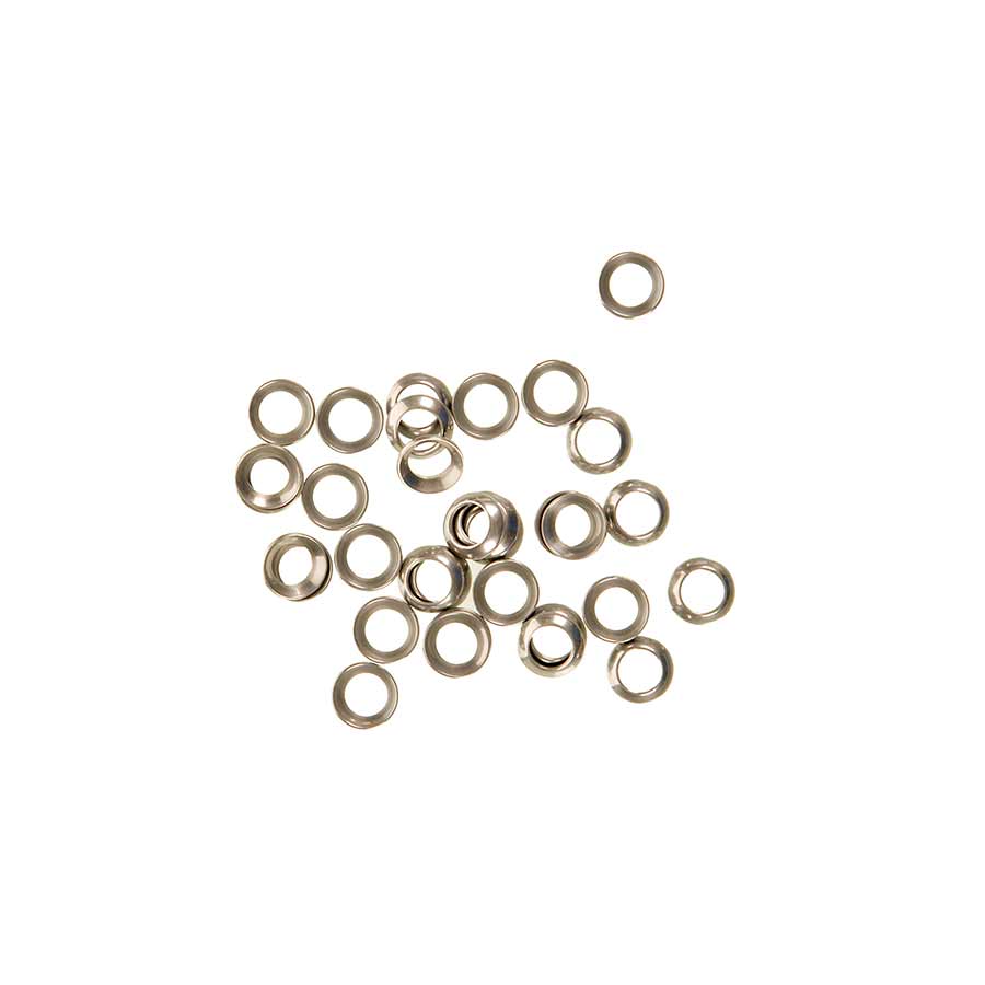 Zipp 3Zero Moto Nipple Washers for spoke and nipple accessory, shown in close-up view highlighting the washers' details.